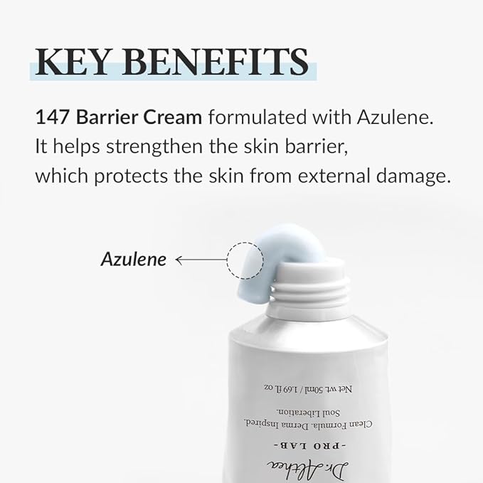 Dr.Althea 147 Barrier Cream | Daily Skin Barrier Repair Care | Deep Hydrating with Hyaluronic Acid & Ceramides | Korean Vegan Skin Care for All Skin Types | 1.7 Fl Oz